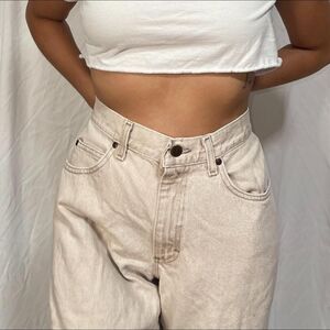 Riders-by-lee Women's Cream and Tan Jeans